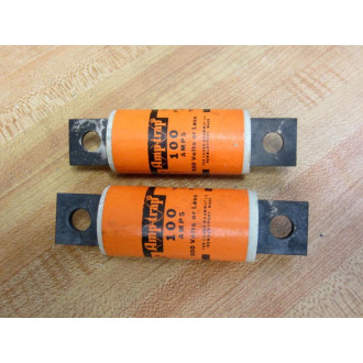 Gould Shawmut Ferraz A50P100-4 Mersen Fuse Old Style (Pack of 2) - New No Box