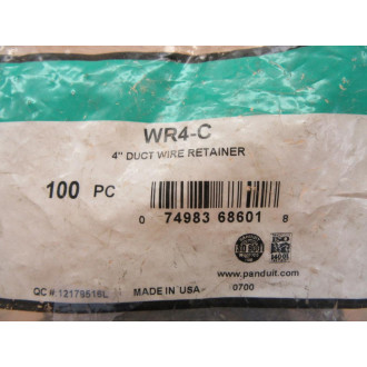 Panduit WR4-C 4" Duct Wire Retainer WR4C (Pack of 100)
