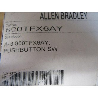 Allen Bradley 800T-FX6AY Push Pull Switch