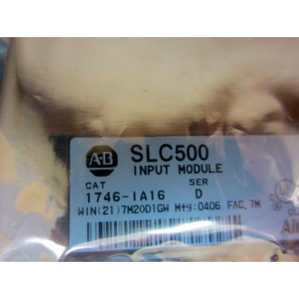 Allen Bradley 1746-IA16 Module 1746-1A16 Ser.D