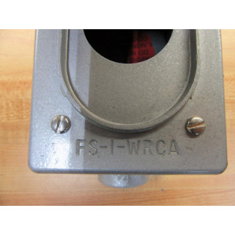 O-ZGedney FS-1-WRCA Single Receptacle Cover WBox FS1WRCA - New No Box