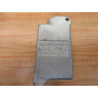 O-ZGedney FS-1-WRCA Single Receptacle Cover WBox FS1WRCA - New No Box