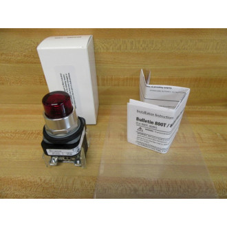 Allen Bradley 800T-QBH24R Red Button 800TQBH24R