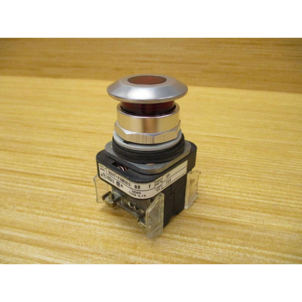 Allen Bradley 800T-FXMQ06 Red Button 800TFXMQ06 - New No Box
