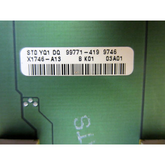 Allen Bradley X1746-A13 IO Base Board 961774 Non-Refundable - Parts Only