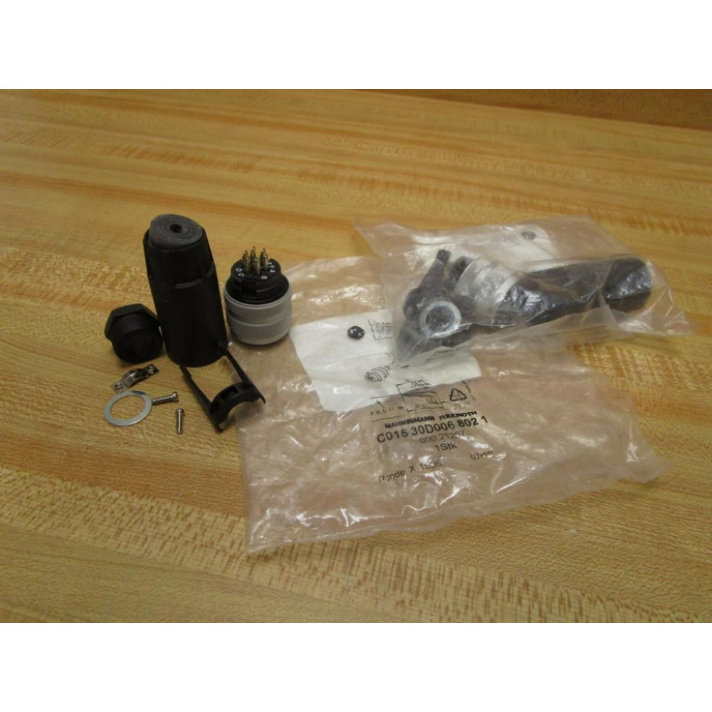 MannesmannRexroth C015 30D006802 1 Cable Connector 000.21267 (Pack of 2)