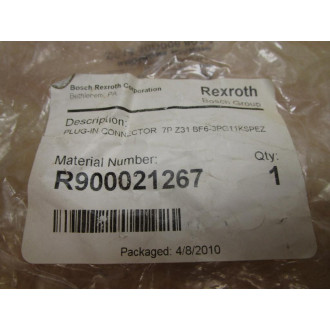 MannesmannRexroth C015 30D006802 1 Cable Connector 000.21267 (Pack of 2)
