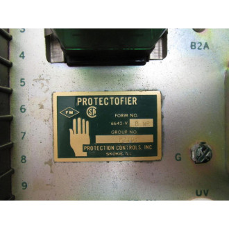 Protection Controls 6642-V BNR Protectofier 6642VBNR - Used