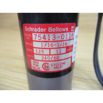 Schrader Bellows 75413-0116 Parker Solenoid Valve 754130116 - New No Box