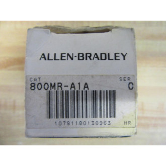 Allen Bradley 800MR-A1A Small Flush Pushbutton Unit 800MRA1A W800M-XA (1)
