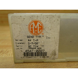 Allied Machine 454T-0207 AME Replacement Spade Drill Insert GEN2 T-A