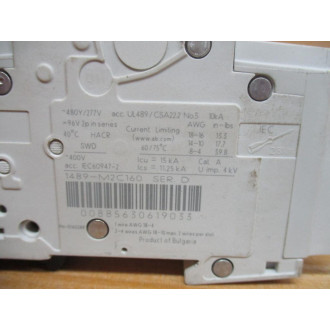 Allen Bradley 1489-M2C160 Circuit Breaker 16 AMP - Used