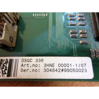ABB 3HNE 00074NI0C DSQC336 Board  3HNE 00001-107 wSide Panel - Used