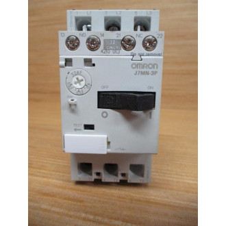 Omron J7MN-3P-E63 Motor-Protective Circuit Breaker 0.4-0.63 AMP W4210-013 - Used