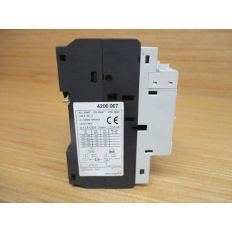 Omron J7MN-3P-E63 Motor-Protective Circuit Breaker 0.4-0.63 AMP W4210-013 - Used