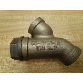 Mueller .50-351M-01 12" Brass Strainer 50351M01