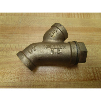 Mueller .50-351M-01 12" Brass Strainer 50351M01
