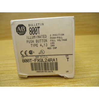 Allen Bradley 800T-FXQL24RA1 Red Button W 800T-XA1