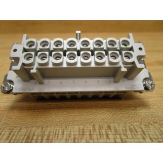 Weidmuller 1207700000 Connector HDC HE 16 FS (Pack of 2) - Used