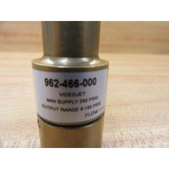 VideoJet 962-466-000 Control Valve 962466000 - Used