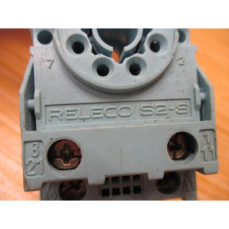 Releco S2-S Turck Relay Socket S2S WClip (Pack of 2) - Used