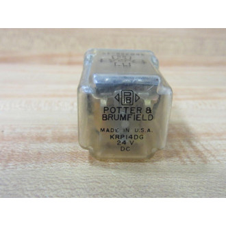 Potter & Brumfield KRP-14DG-24V DC Relay KRP-14DG-24VDC - Used