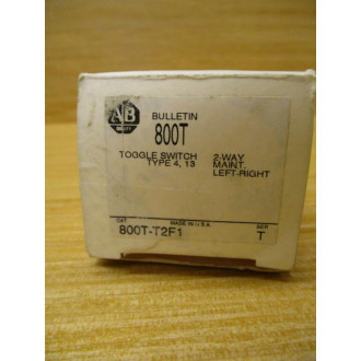 Allen Bradley 800T-T2F1 Toggle Switch 800TT2F1