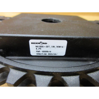 Rexnord NS1500-32T-1IN-1KW1SS-PA Split Nylon Sprocket 10028618 - New No Box