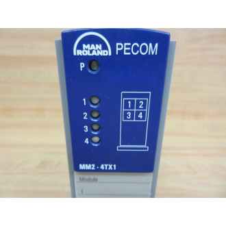 Man Roland MM2-4TX1 MICE Media Module 07.98241.0113 - Used