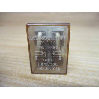 Guardian Electric A410-365372-16 Relay A41036537216 - Used
