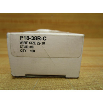 Panduit P18-38R-C Ring Terminal P1838RC (Pack of 100)
