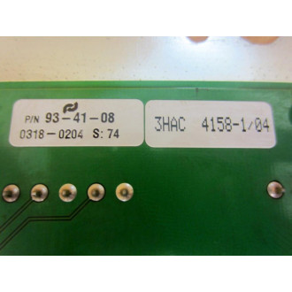 ABB 93-41-08 DSQC504 Connection Bd 3HAC4158-1 3HAC5689-103 wCover - New No Box