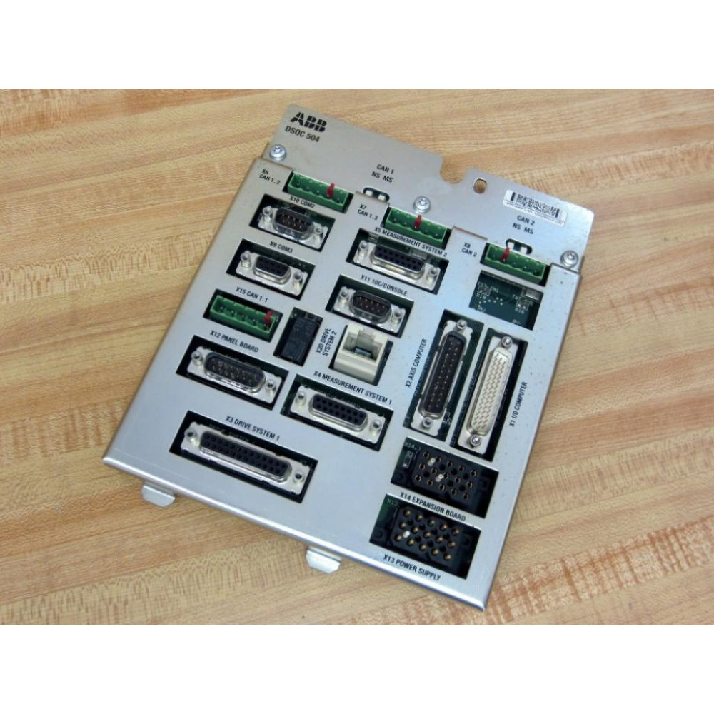 ABB 93-41-08 DSQC504 Connection Bd 3HAC4158-1 3HAC5689-104  wCover - Used