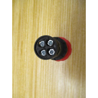 ABB CE4P-10R-02 Red Stop Button 1SFA619551R1051 - Used