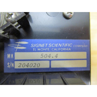 Signet Scientific MK 504.4 Batch Controller 504.4 - New No Box