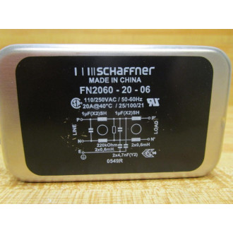 Schaffner FN2060-20-06 Power Line Filter FN20602006 - New No Box