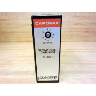 Reliance 0-49013-2 CardPak Operational Amplifier O-49013-2 - Used