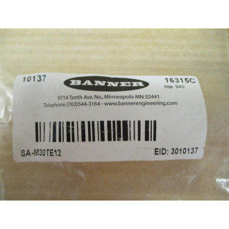 Banner SA-M30TE12 Stand Off Pipe Cover SAM30TE12