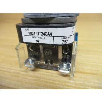 Allen Bradley 800T-QT24GAV Illuminated Push-To-Test Button - New No Box