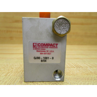 ITT Compact Automation QJ90-1081-B Miniature Air Cylinder QJ901081B - Used