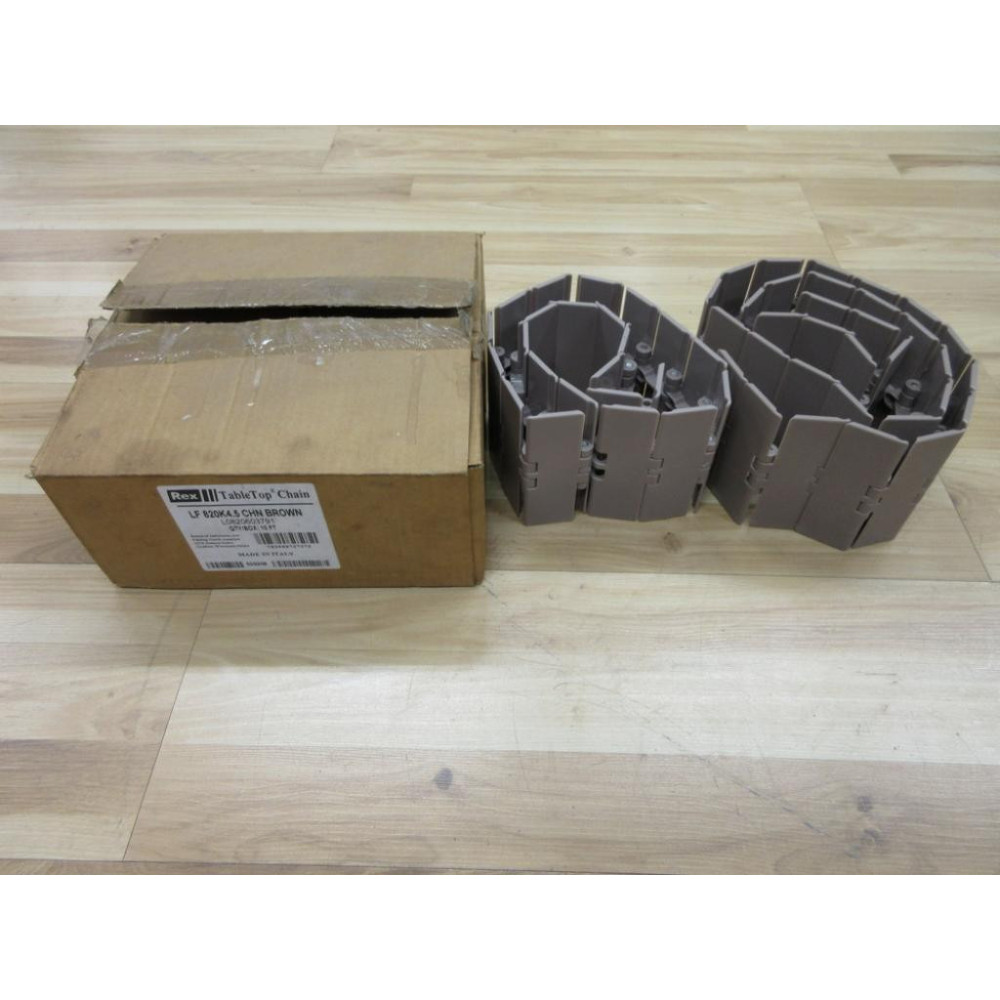Rexnord LF820K4.5 Table Top Chain L0820603791 2'-10" And 4' Lengths
