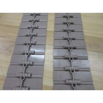 Rexnord LF820K4.5 Table Top Chain L0820603791 2'-10" And 4' Lengths