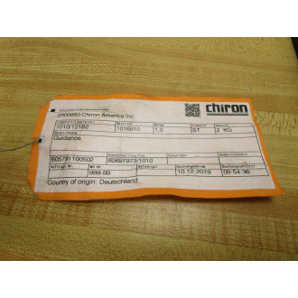 Chiron 101691000030184730316 Guidance Rail 129162 - New No Box