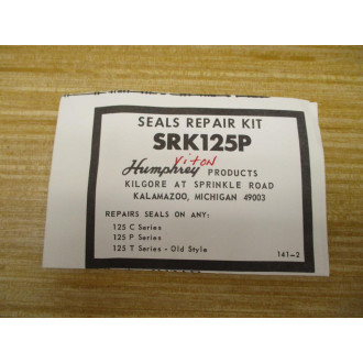 Humphrey SRK125P Seals Repair Kit