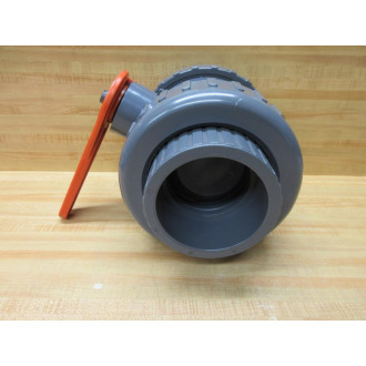 Nibco Chemtrol 951016 Tru-Bloc Ball Valve 4" Missing End Connector - New No Box