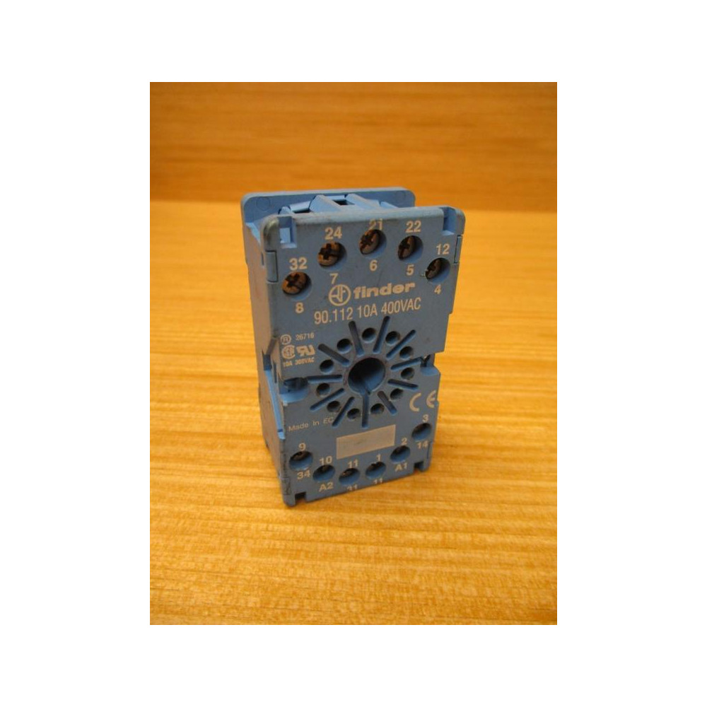 Finder 90.112 Relay Socket 90112 400V - New No Box