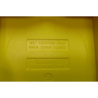 Woodhead L6-20R Watertight Flip Lid 50-1655 - Used