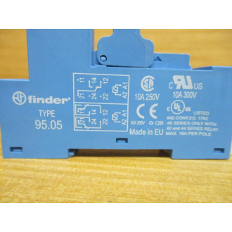 Finder 95.05 Relay Socket 9505 - New No Box