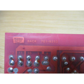 Warner Electric 701-9253 Circuit Board 7019253 - Used