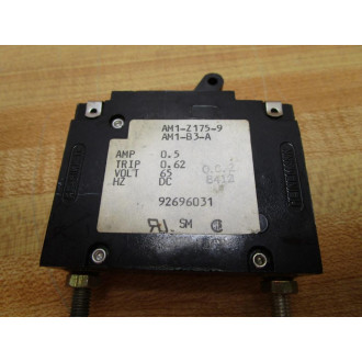 Heinemann AM1-Z175-9 0.5A Circuit Breaker Switch AM1-B3-A - New No Box